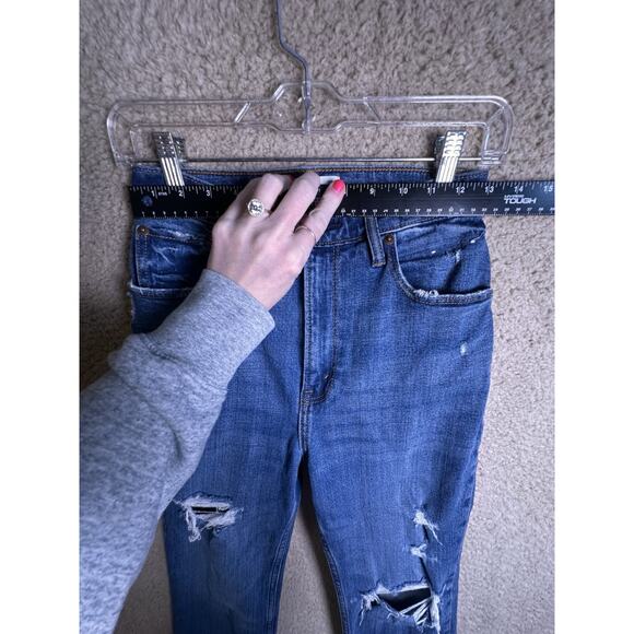 Abercrombie & Fitch The Ankle Straight Ultra High Rise Curve Love Sz 26 2 Jeans - Picture 7 of 12